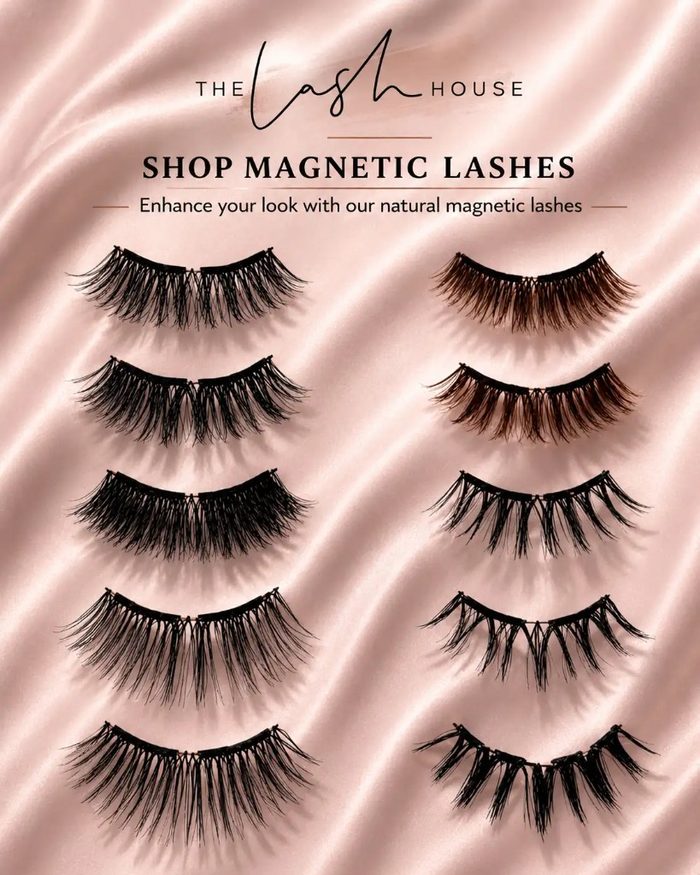 Natural magnetic lashes collection