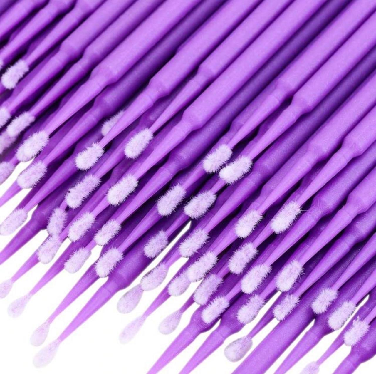The Lash House Micro Brushes (Purple)